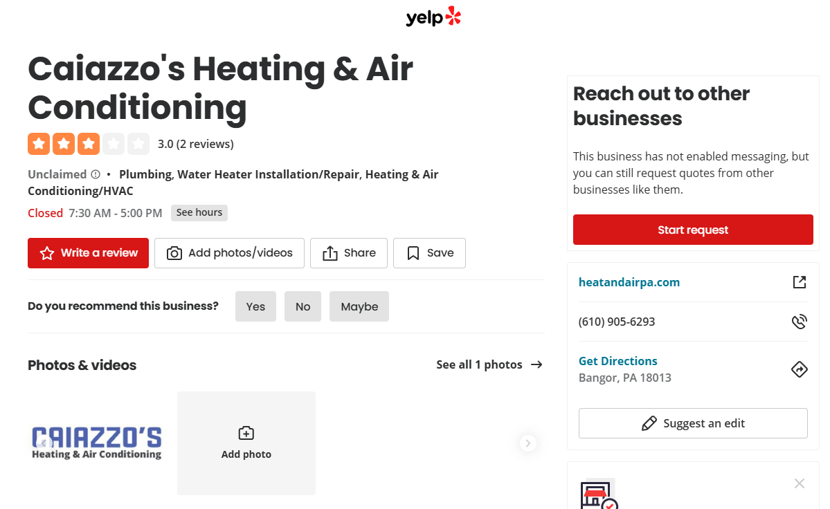 Caiazzo's Heating and Air Conditioning