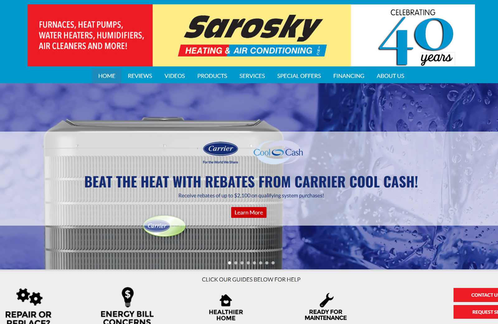 4. Sarosky Heating & Air Conditioning: Best for Carrier Equipment Expertise